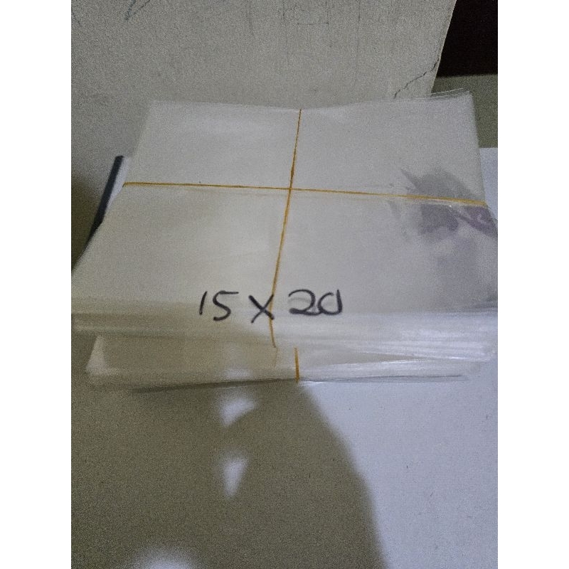 

Plastik OPP/Kaca lebar 10cm s/d 30cm