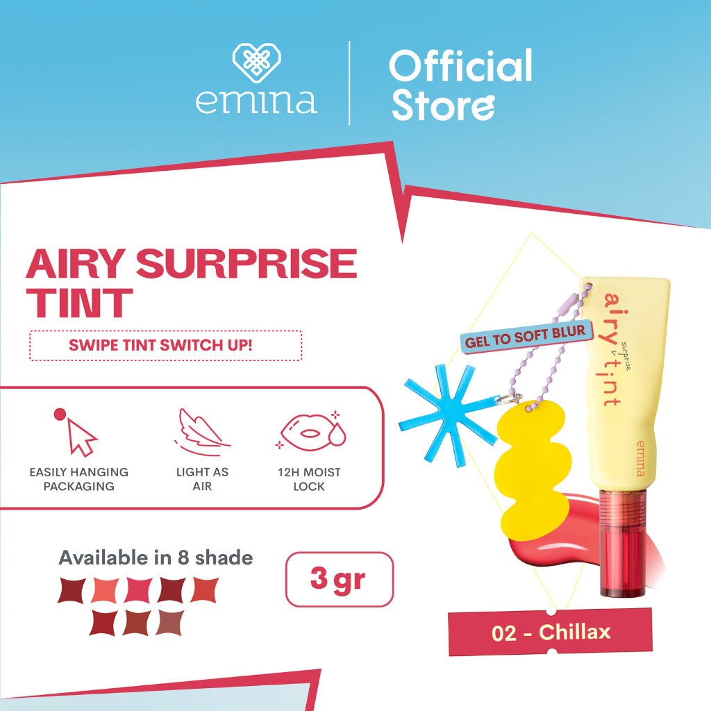 Emina Airy Surprise Tint / Emina LipTint