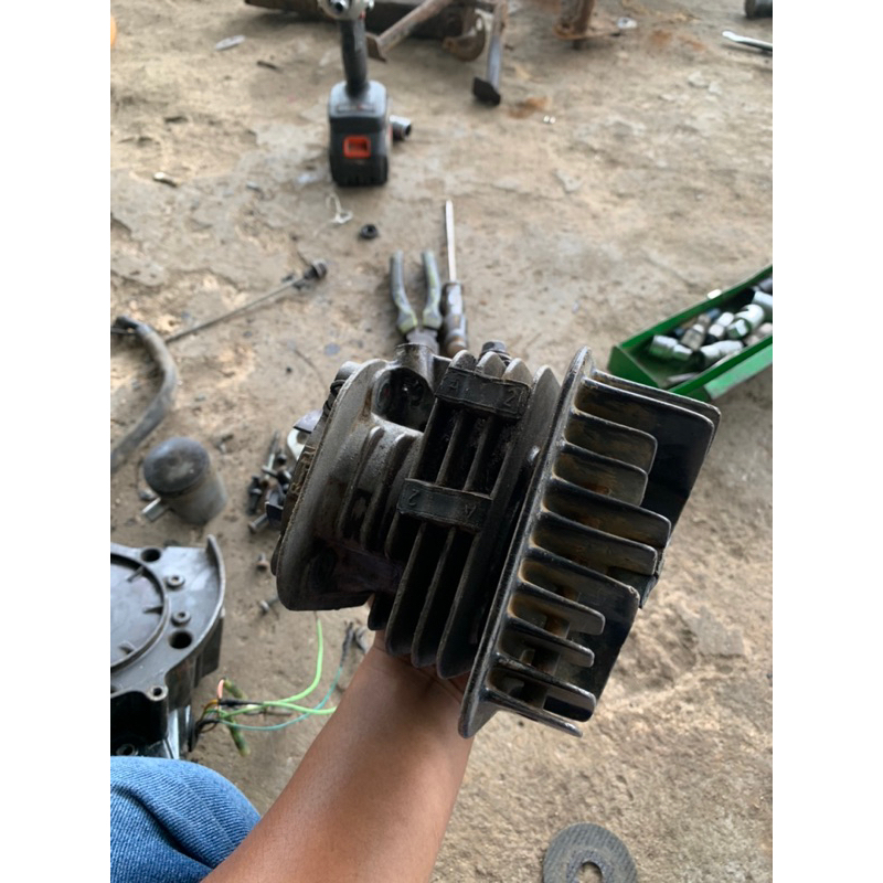 blok kop Yamaha Fizr Yp3 original copotan tahun 2005