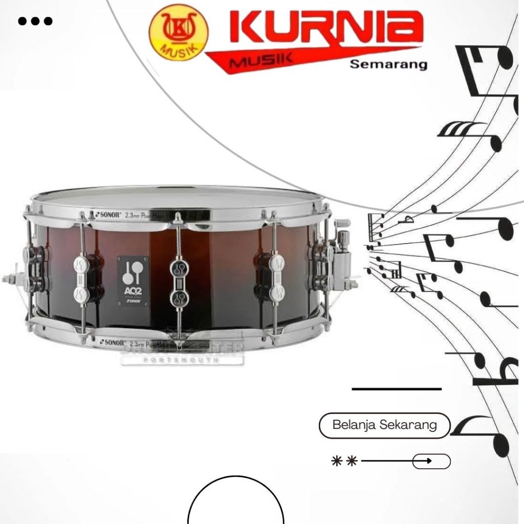 Sonor AQ2 1306 SDW 13″ Maple Snare Drum