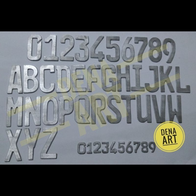 Paket Komplit Mal Huruf Baru Huruf FE Font Plat Nomor Kendaraan motor mobil