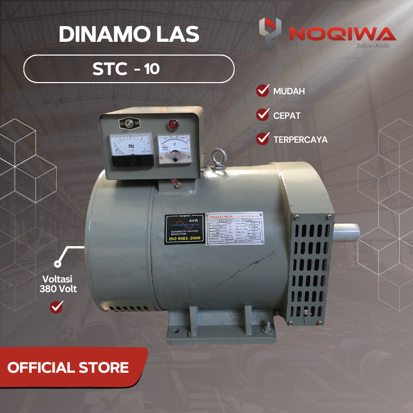 Dinamo Alternator Noqiwa - Dinamo Alternator Listrik STC 10 Full Tembaga 10KVA