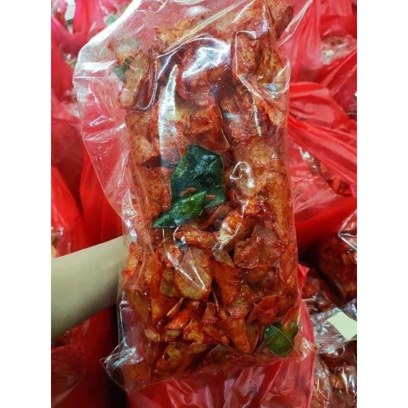

Keripik balado ukuran 1/2 kg atau 500 gram