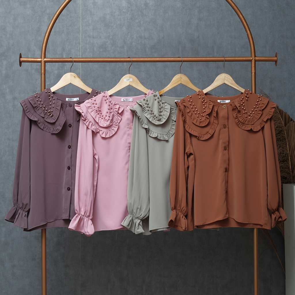 Ofcourse Molly Top / Atasan / Kemeja Wanita / Kemeja Casual / Kemeja Kantor