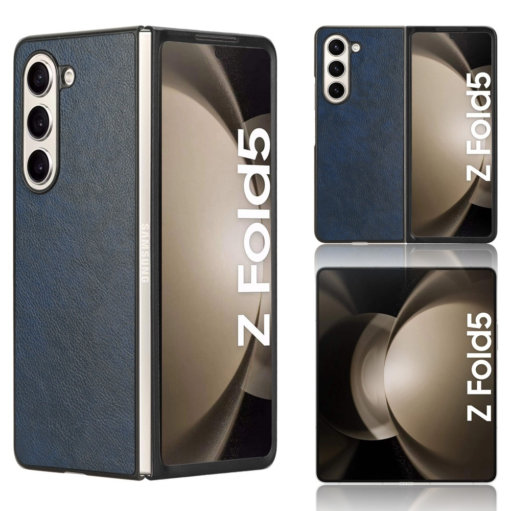 FOLD 5 5G - Case Leather Glass Samsung Case Casing Hp Samsung Z Fold 5 5G