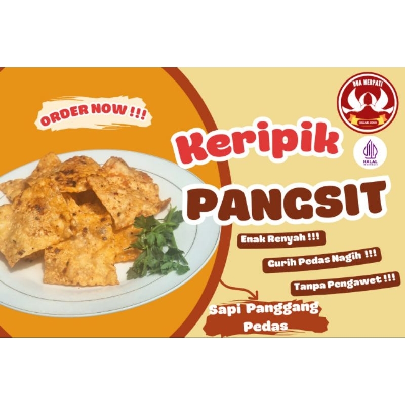 

KERIPIK BAWANG / KERIPIK PANGSIT / RASA SAPI PANGGANG PEDAS