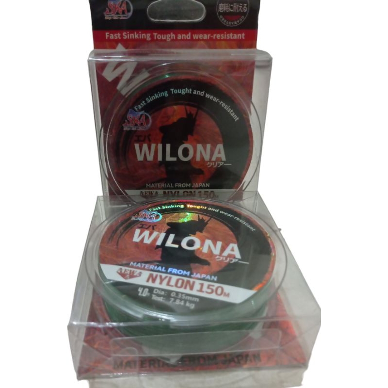 Senar/Tali Pancing Wilona Nylon 150 M kuat dan lentur