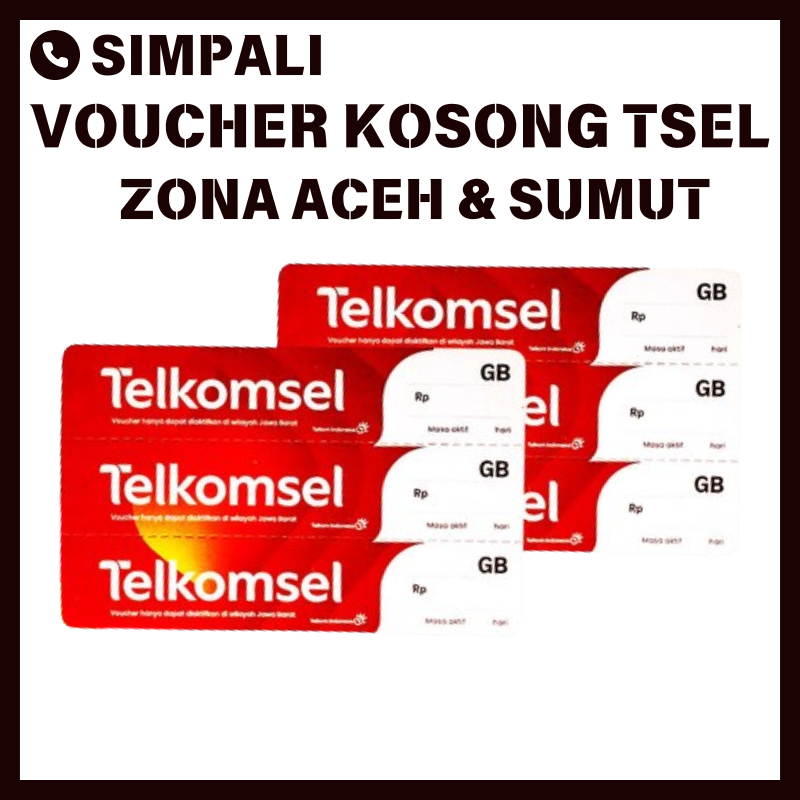 VOUCHER VOCER VOUCER VOCHER KOSONG ZERO ACEH SUMUT