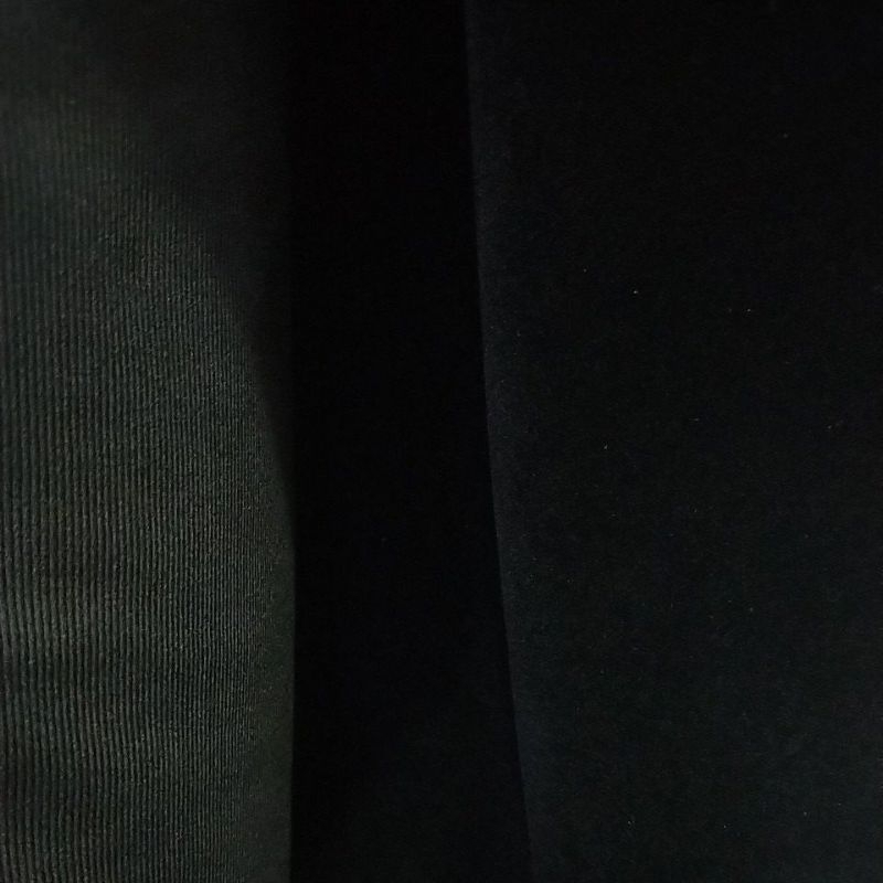 bahan bludru valcom khusus hitam/tidak strech/bahan peci/baju silat