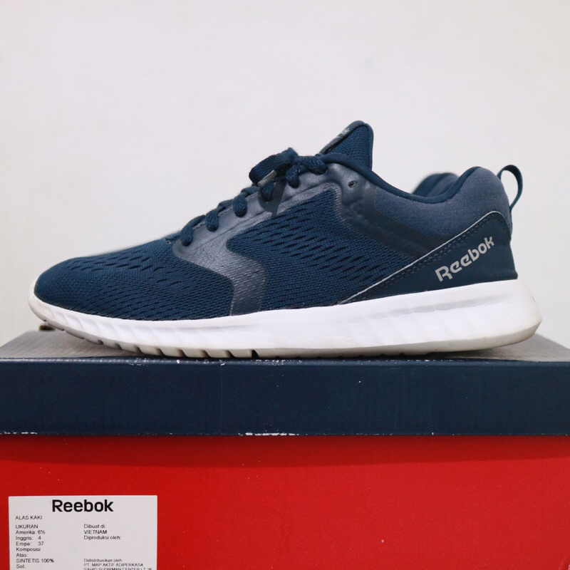 Sepatu running Reebok Sublite Prime navy original preloved