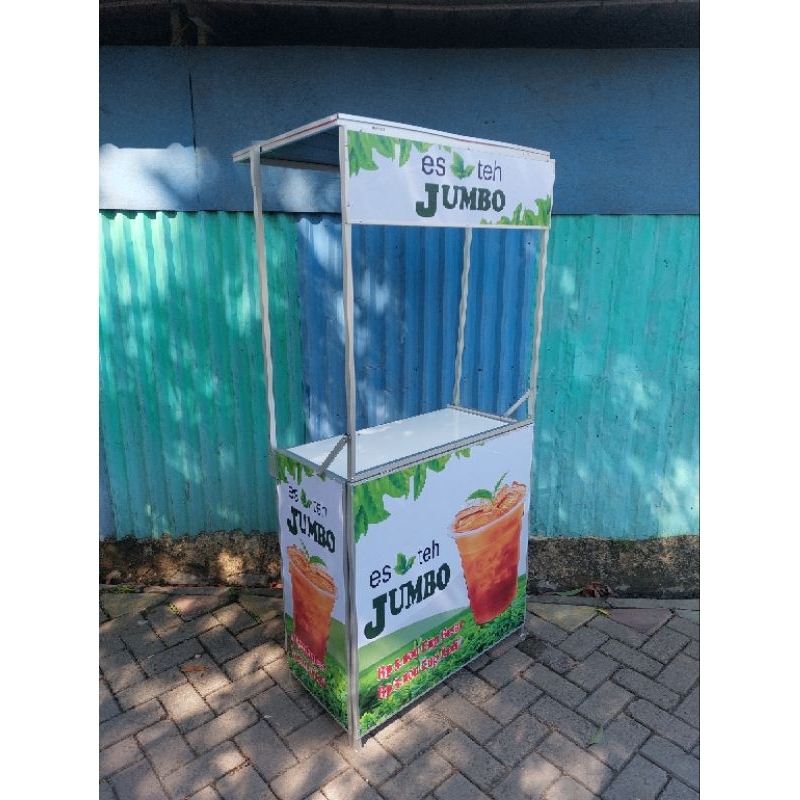 Gerobak Lipat Large/ Booth Portable/ Booth Lipat/ Minimalis/ Gerobak/ Rombong Jualan/ Gerobak Jualan