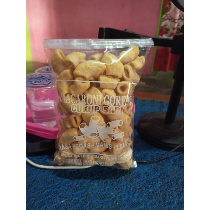 

macaroni goreng cukup sari rasa manis