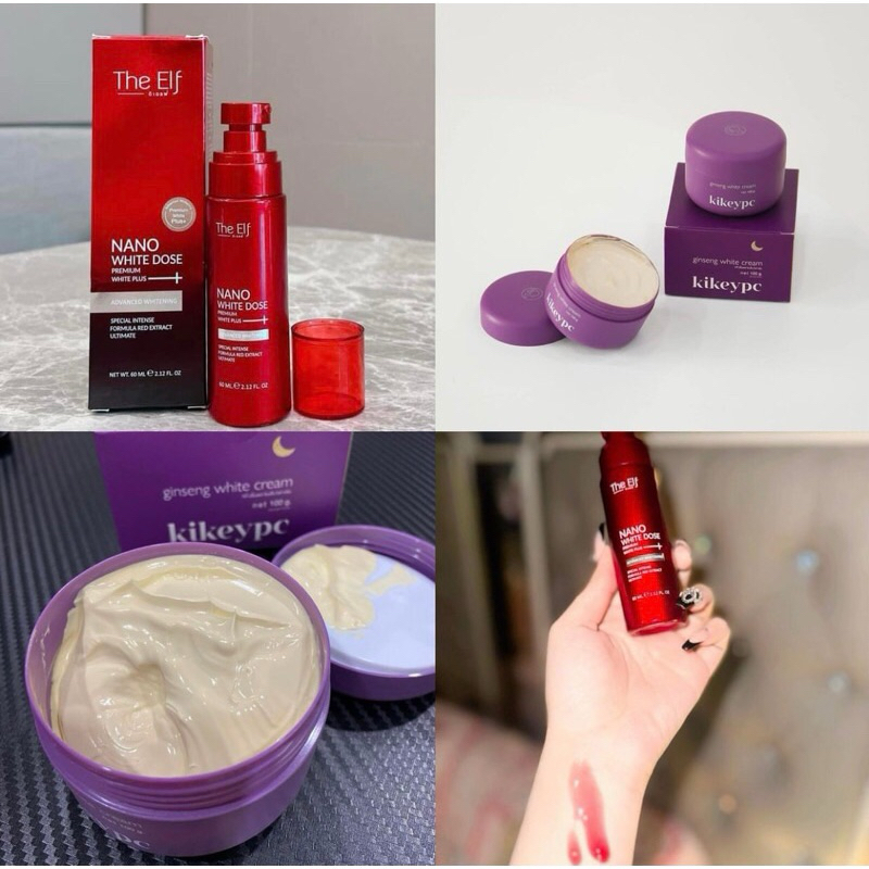 PAKET BODY CREAM DOSTING THAILAND | Whitening The Elf Body Serum + KikeyPc Body Cream 100% Originall