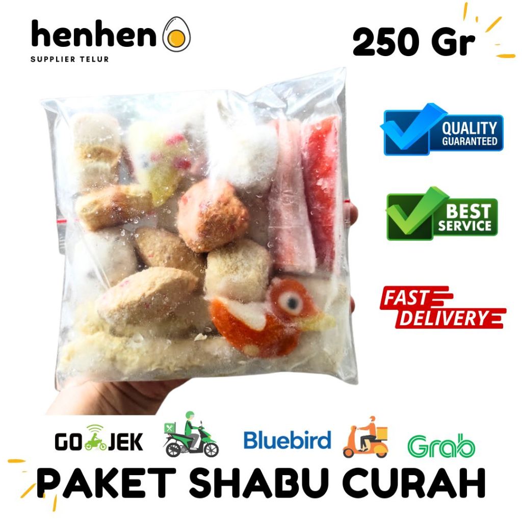 

PAKET SHABU-SHABU CURAH 250 GR FROZEN FOOD