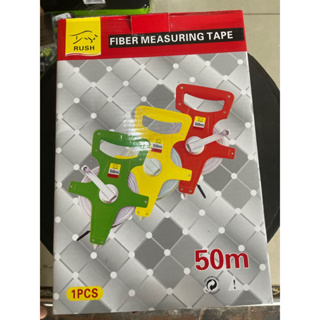 Meteran Rol 50m/ meteran tanah 50m / meteran fiber rol 50m RUSH ( METERAN ROL 50M )
