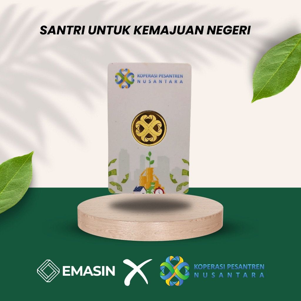 Emasin Logam Mulia Emas 24K Edisi Emasin X Koperasi Pesantren Nusantara