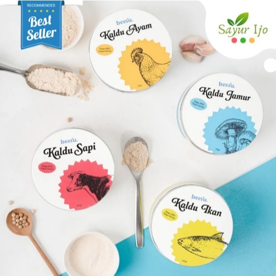 

BEERU Kaldu AYAM Non MSG 70 Gram / Botol Chicken Powder Seasoning Bubuk Rempah Masak TANPA GARAM Instant HALAL