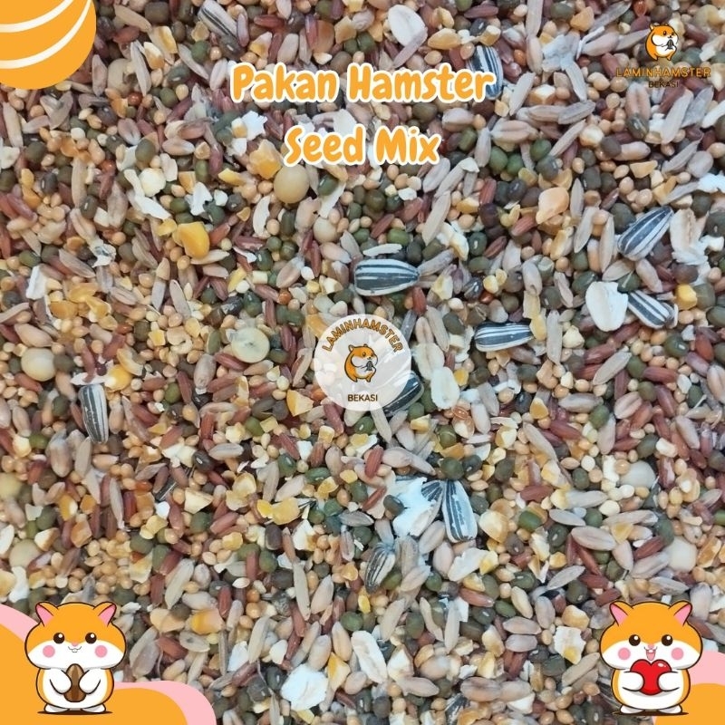 Pakan Hamster Seed Mix Basic Makanan Hamster Racik