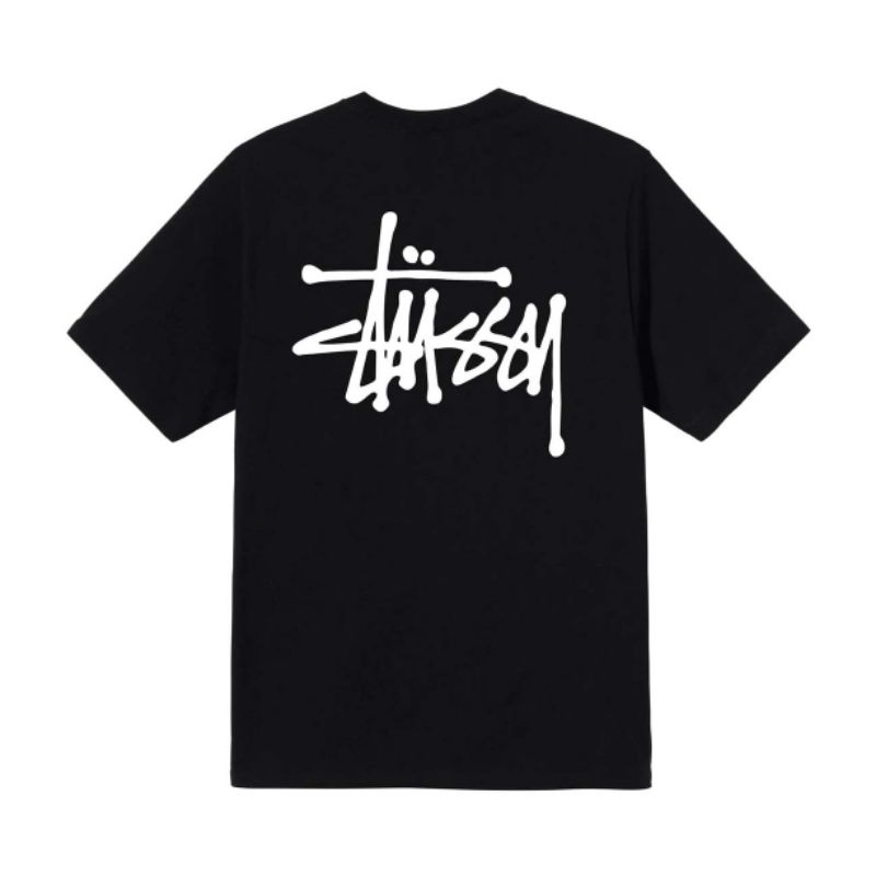 Stussy Basic Tee Black 2pcs