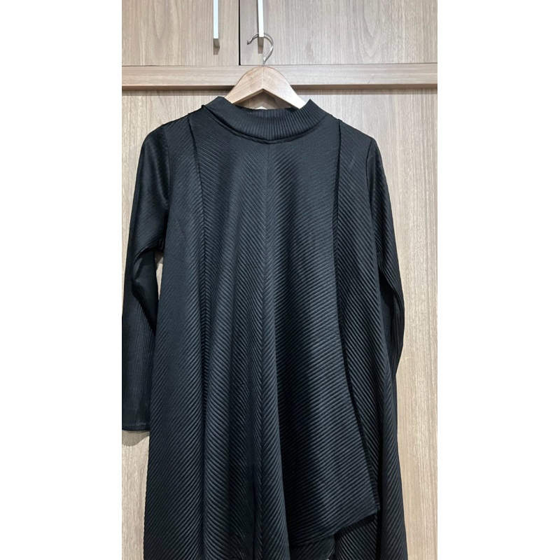 preloved lizzie set ish black setelan wanita hijab