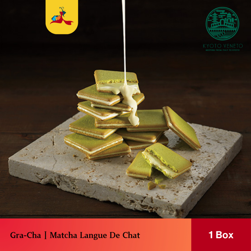 

Kyoto Veneto | Gra-Cha Matcha Langue De Chat Original Jepang | Tokyo Gift