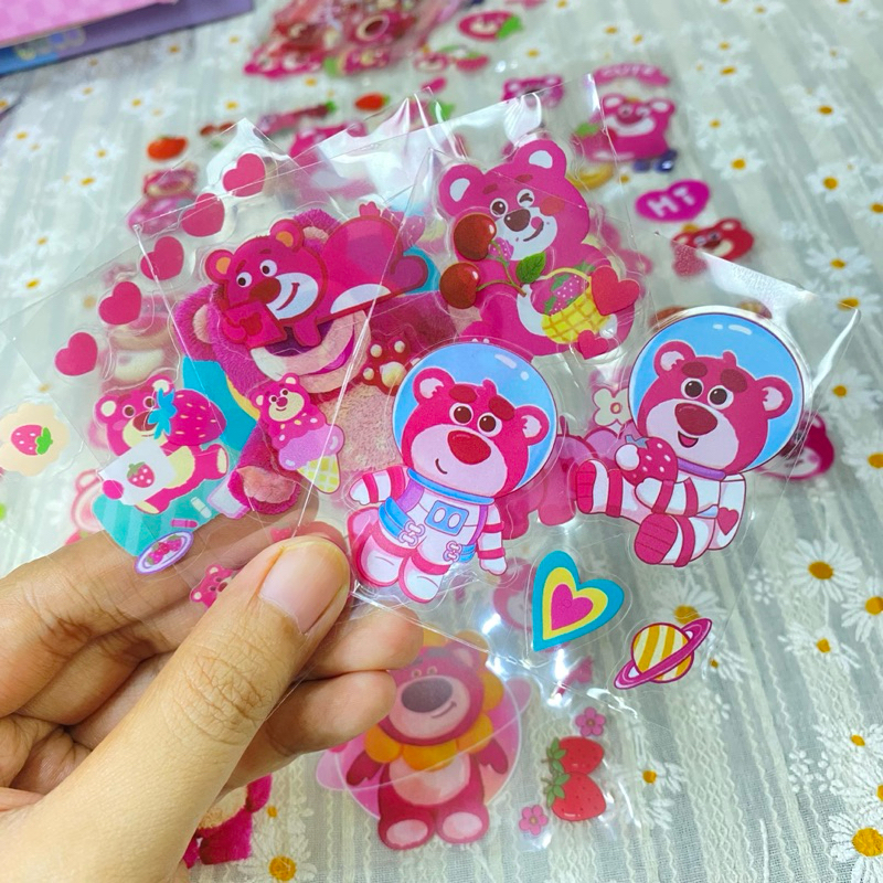 

Stiker Lotso Cinamoroll dekor lucu