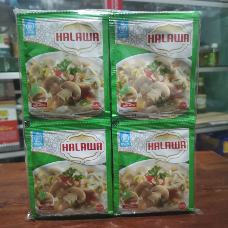 

[ HALAWA Kaldu Rasa JAMUR 1 Pack 24 Sachet ] Kaldu Halawa RASA JAMUR