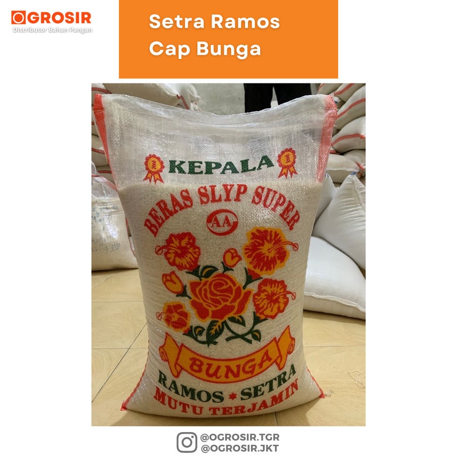 

Beras Setra Ramos Cap Bunga 25Kg