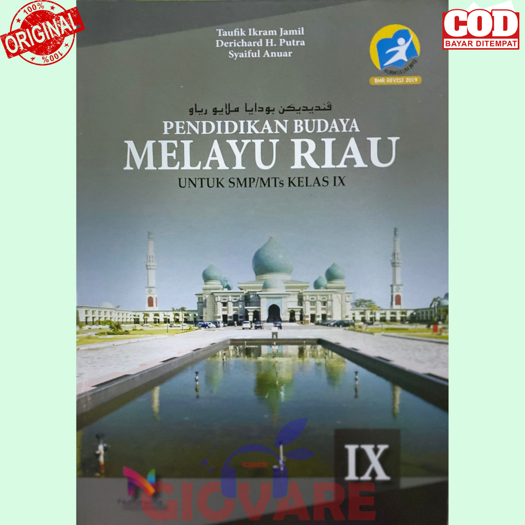 BUKU BMR KELAS 9 NARAWITA REVISI 2019 | BUDAYA MELAYU RIAU SMP/MTS KELAS 9 KURIKULUM 2013