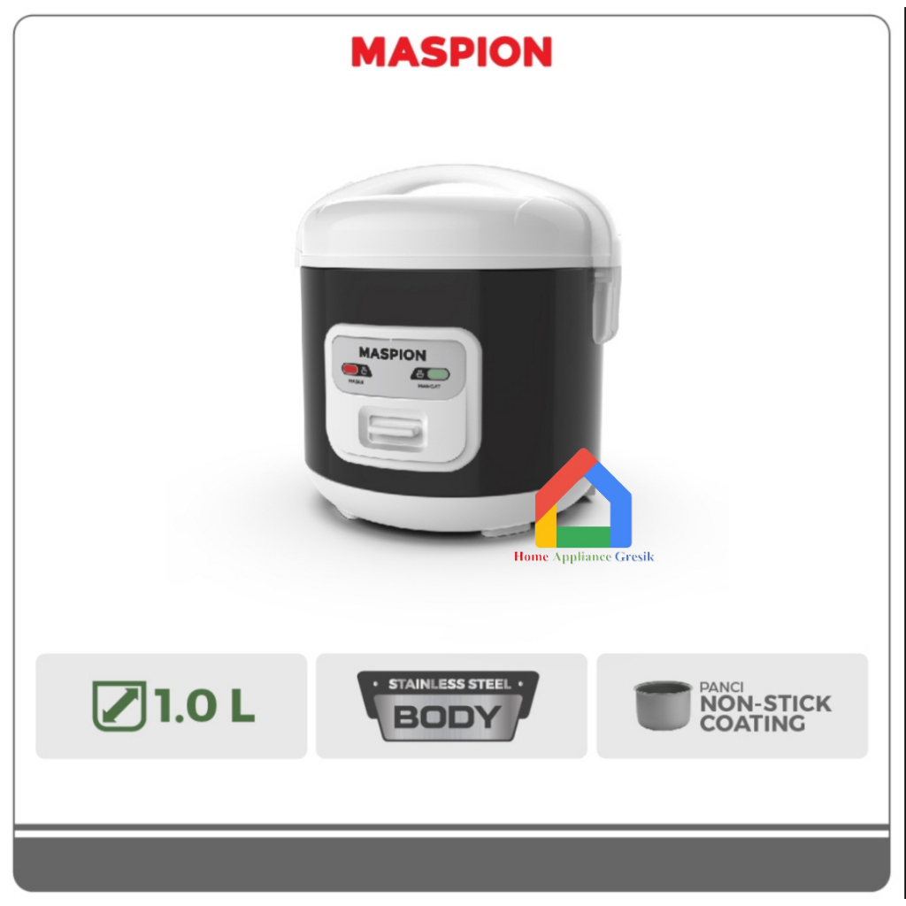 Magic Com Maspion MRJ 1003 BSS / Rice Cooker Maspion MRJ1003BSS(1,0 L)