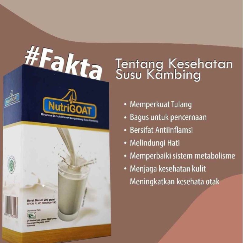 

NUTRIGOAT SUSU KAMBING ETTAWA UNTUK TULANG DAN SENDI