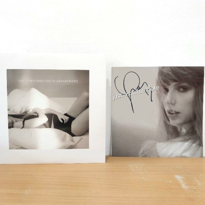 [SIGNED] Taylor Swift Signed TTPD Vinyl THE TORTURED POETS DEPARTMENT Official Merch Merchandise Imp