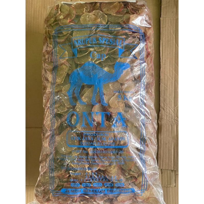 

PALING MURAH!!! KERUPUK UNTO TERASI BIBIR DAN POLOS 5kg