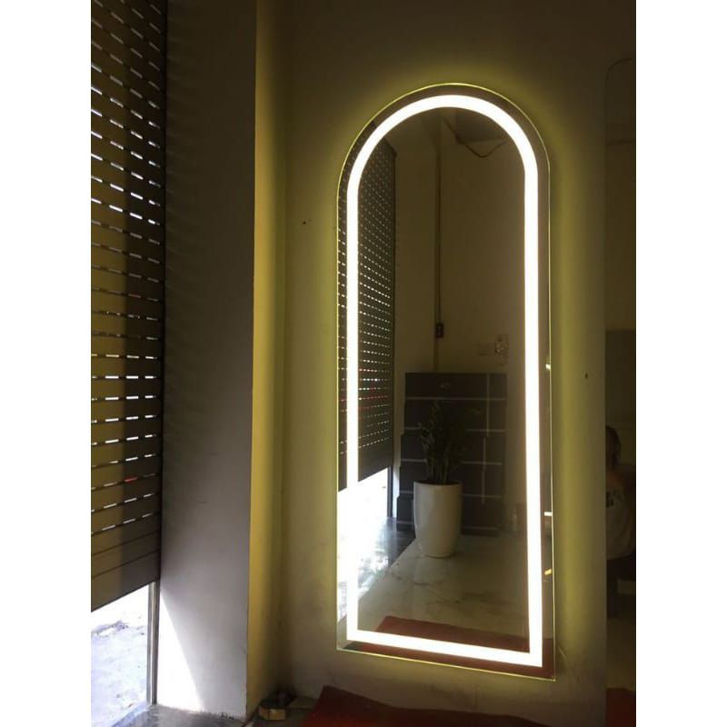 Kaca Cermin Aesthetic Lampu Barber shop Salon