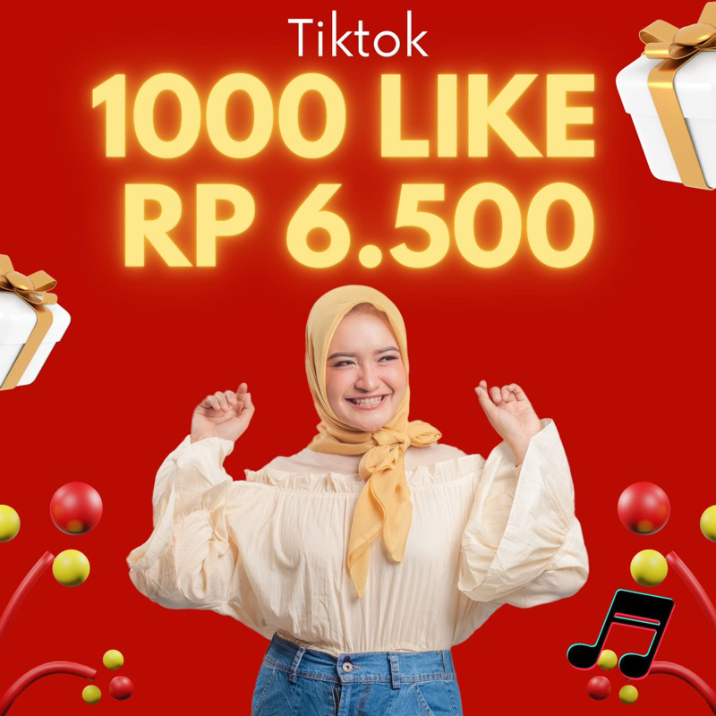 LIKE TIKTOK TERMURAH FYP PERMANEN