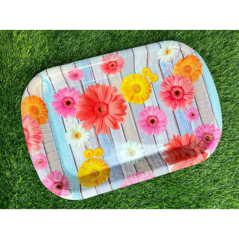 NAMPAN MEDIUM MOTIF BUNGA/NAMPAN PLASTIK TEBAL SERBAGUNA