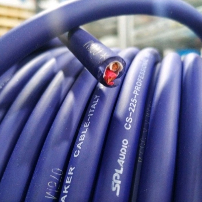 dorifarms - kabel speaker 1m isi 2 2x2.5mm spl audio cs-225 original
