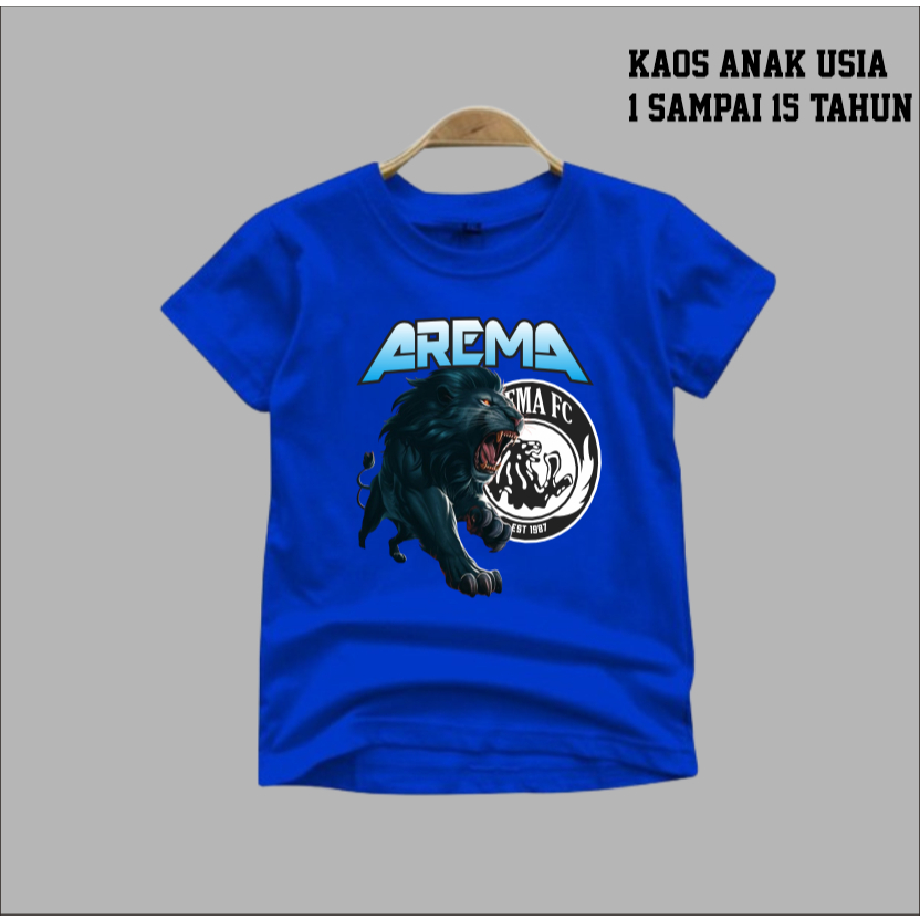 kaos arema anak biru