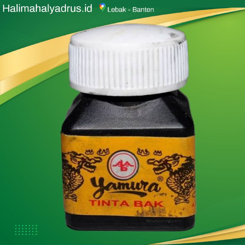 

Tinta Kaligrafi / Khat Art ( Warna Hitam ) Size 10 Milli Merk Yamura Bak