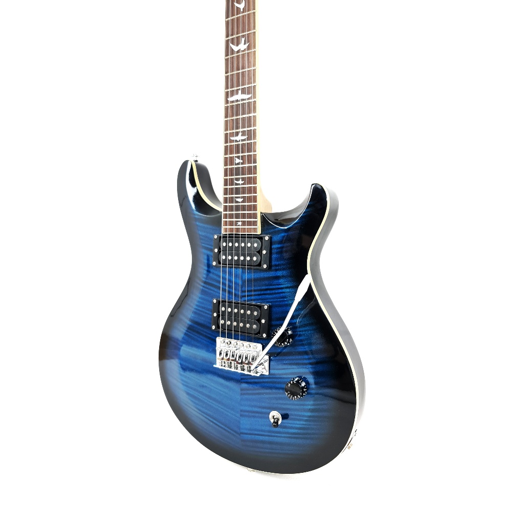 Gitar Elektrik Merk Paul Reed Smith PRS Tipe SE Paul's Myers Blue Listrik Bonus Tas dan Kabel Jack