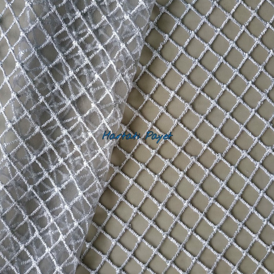 Terkini Grosir Tulle Kotak  Tile Kotak  Brukat Jaring  Tille Jaring  Tulle Jaring  Tile Jaring
