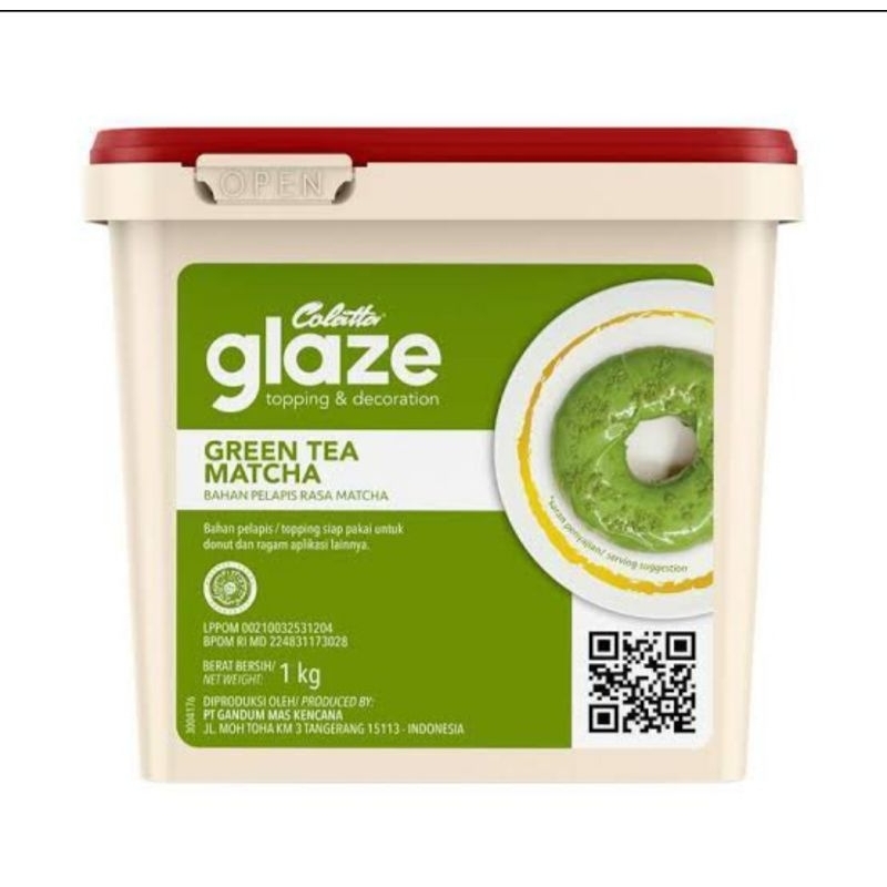 

COLATTA GLAZE GREEN TEA MATCHA 1 KG