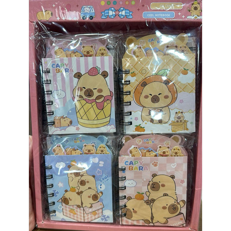 

[COD] Notebook sekat ukuran A7 motif Capybara