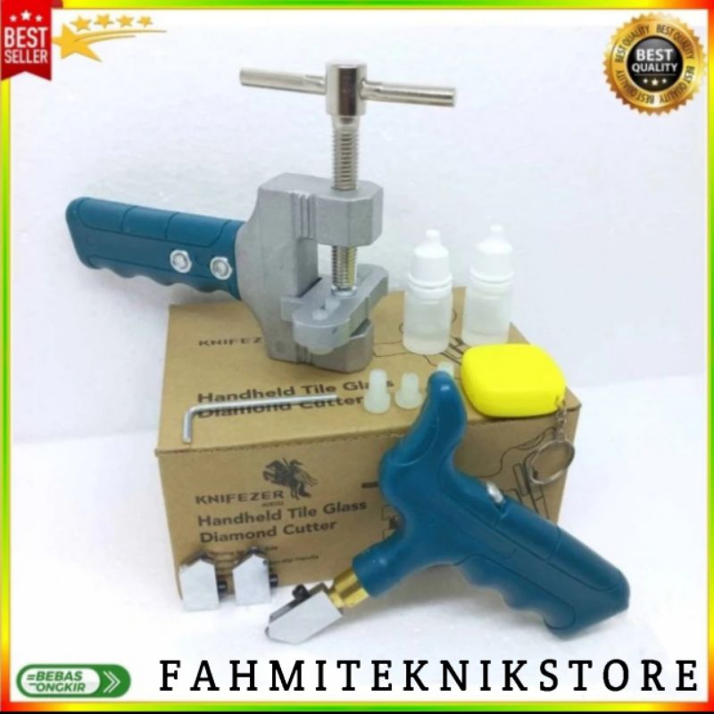 Set Alat Pemotong Kaca Keramik Glass Diamond Cutter Handheld Kualitas Terbaik Alat Potong Kaca