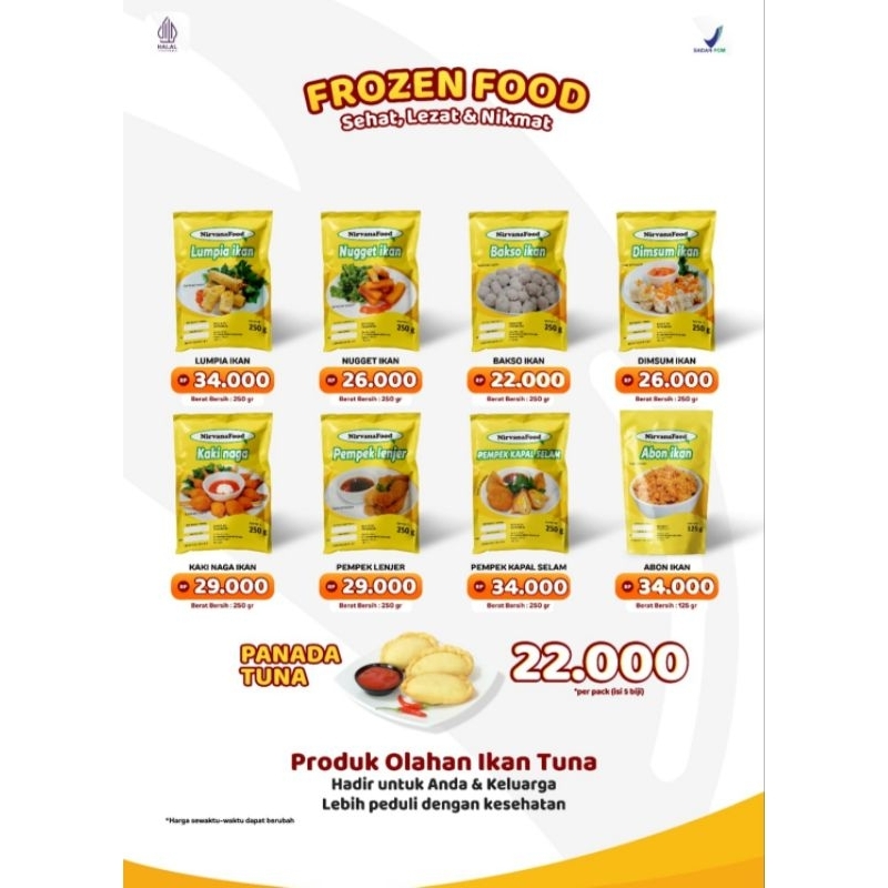 

Nirvana Frozen Food