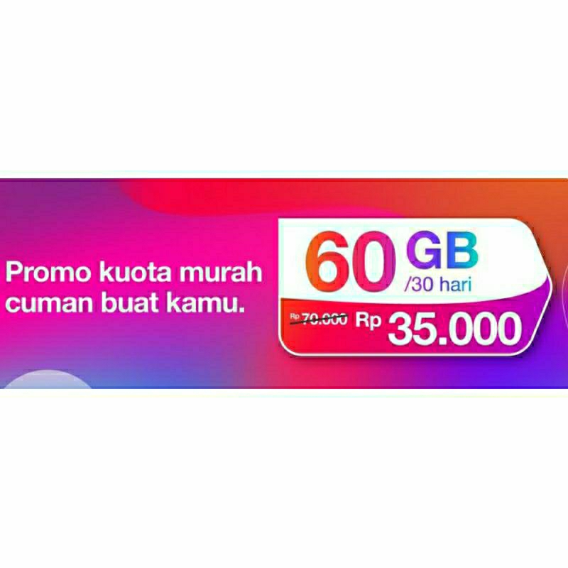 Kartu Sakti Paket Tri 60GB/30Hari