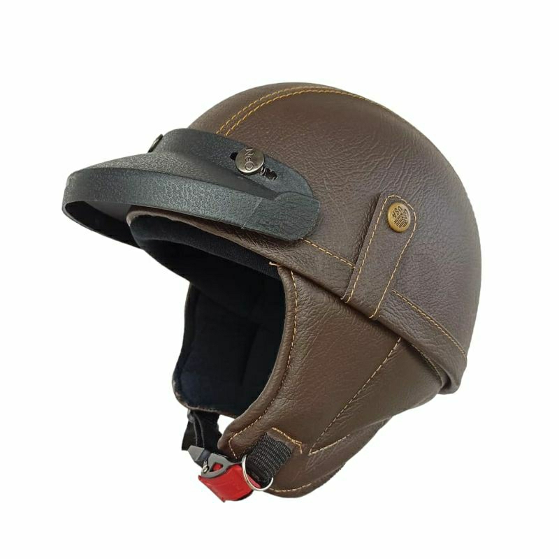 HELM RETRO CHIPS DEWASA//HELM BOGO CHIPS KOMBINASI PETT//HELM MOTOR KLASIK PETT