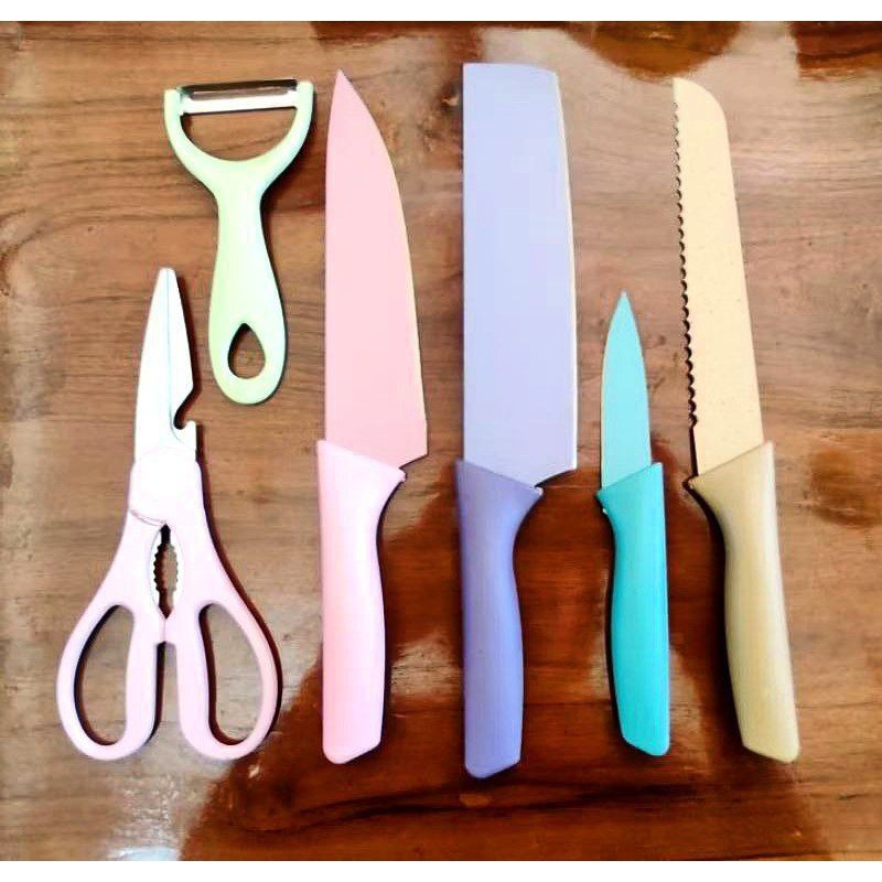 SET PISAU DAPUR PISAU JERAMI (PISAU DAPUR TAJAM)