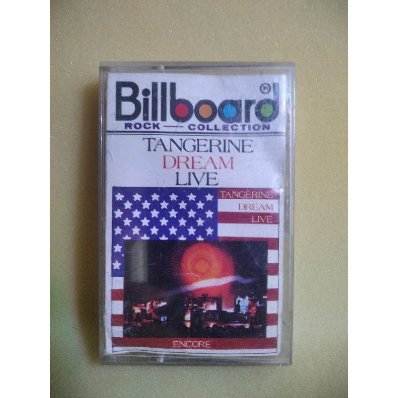 Tangerine Dream Live. kaset pita