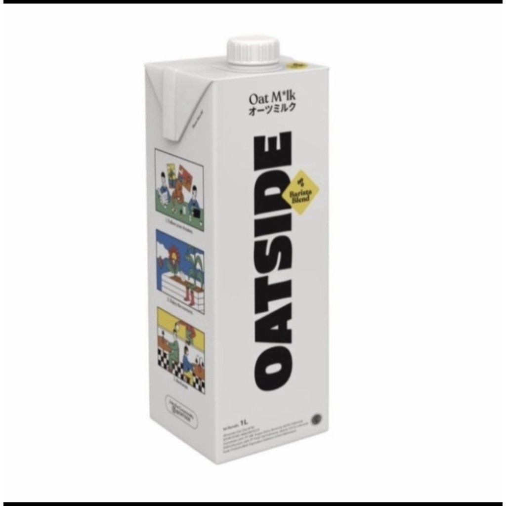 

Oatside Barista Blend Milk 1liter - Susu Oat Gandum - Gosend/Grab